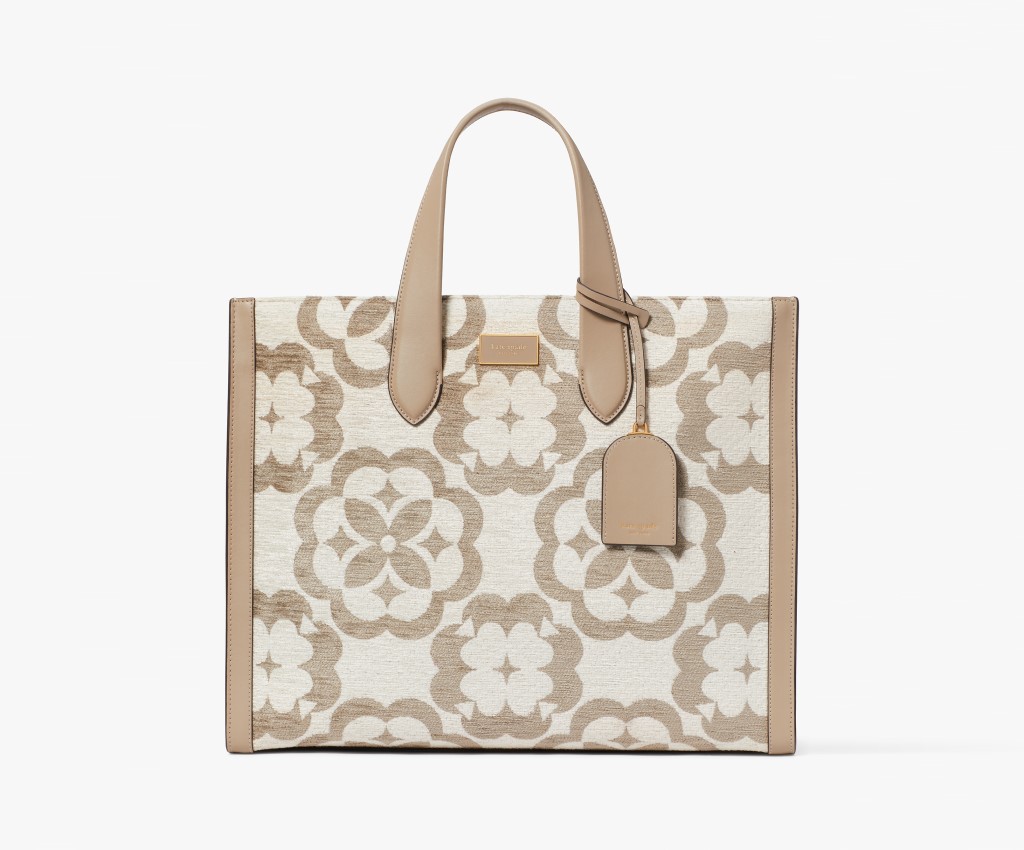 Spade Flower Monogram Manhattan 大號 Tote (拼色)